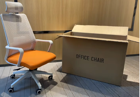 Modern Ergonomic Office Task Chair Comfortable Leather Swivel Adjustable Height Executive Chair China Supplier