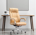 Wholesale Leather Ergonomic Executive Chair with Armrests Perfect for Office Environments