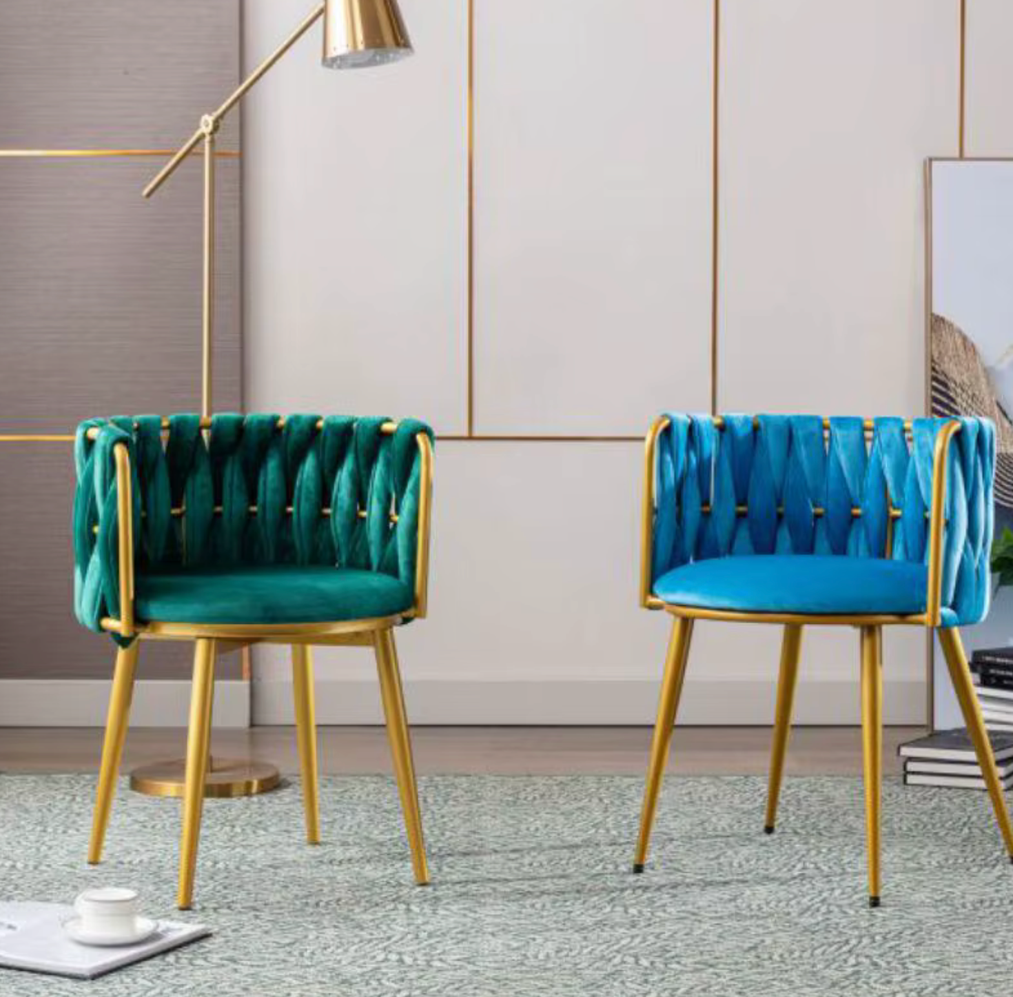 Luxury Style Dining Room Furniture High Quality Velvet Dining Chair