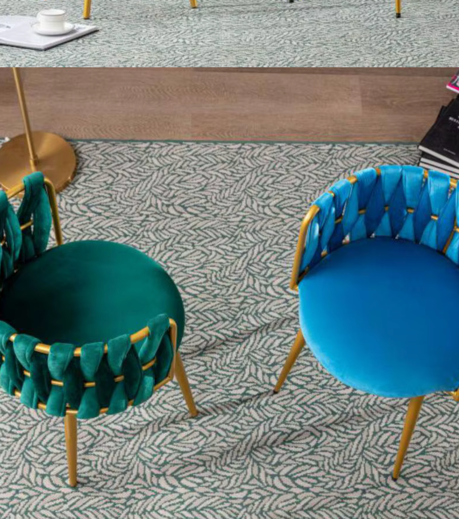 Luxury Style Dining Room Furniture High Quality Velvet Dining Chair