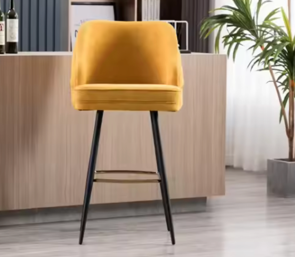 New Arrival ODM Metal Luxury Dining Chair Bar Stool