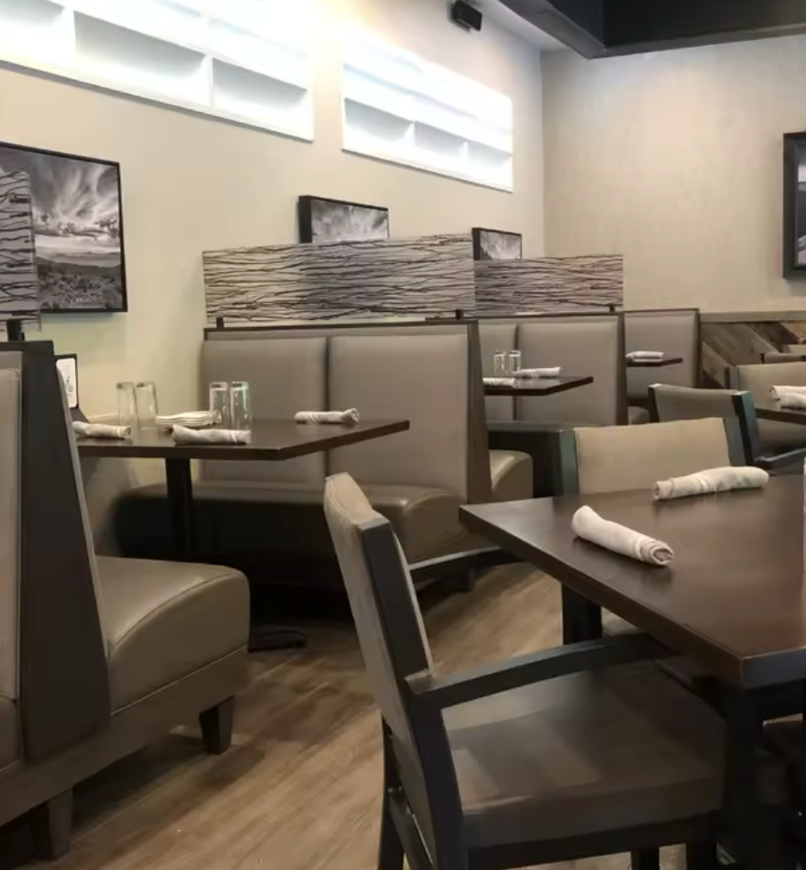 Commercial Seater PU Leather Booth Restaurant Cushions Furniture Table Dining Tables Sets bar Lounge Seating Restaurant Sofa Set