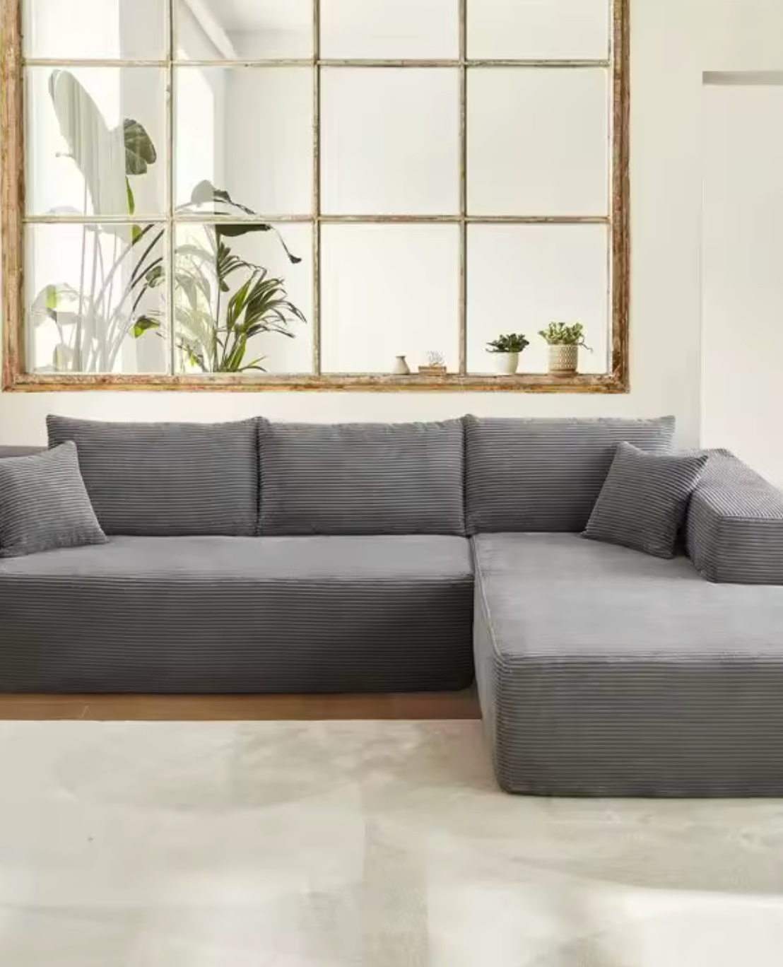 Factory Direct Sales of Household Sofas Modern Italian Cat Scratch Fabric Minimalist Nordic Style Living Room Compressed Sofas