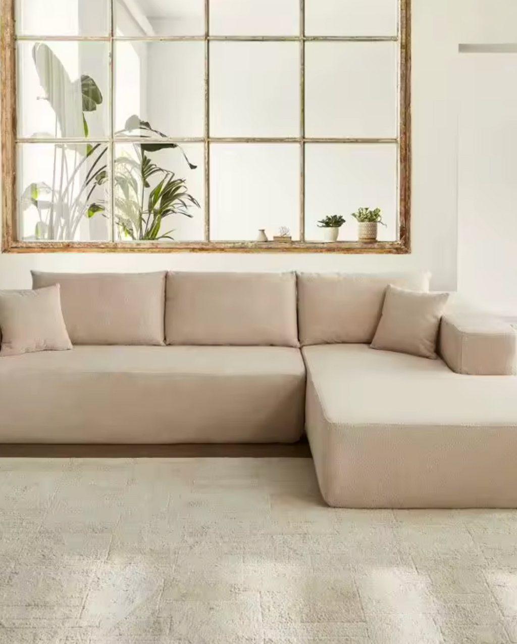 Factory Direct Sales of Household Sofas Modern Italian Cat Scratch Fabric Minimalist Nordic Style Living Room Compressed Sofas