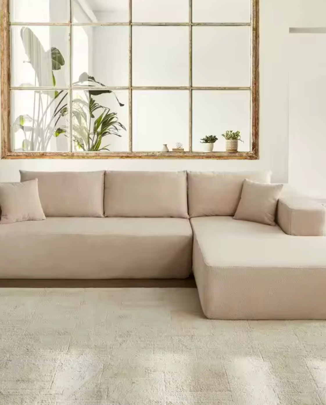 Factory Direct Sales of Household Sofas Modern Italian Cat Scratch Fabric Minimalist Nordic Style Living Room Compressed Sofas